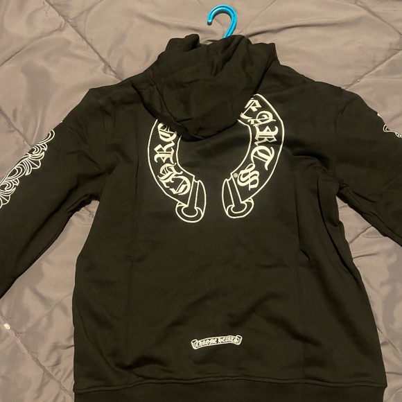 Chrome Hearts Horseshoe Floral Cross-Sleeve Zip Up - Picture 2 of 4